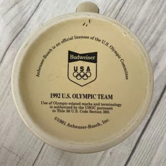 Budweiser USA 1992 vintage Olympic beer mug - Picture 7 of 7